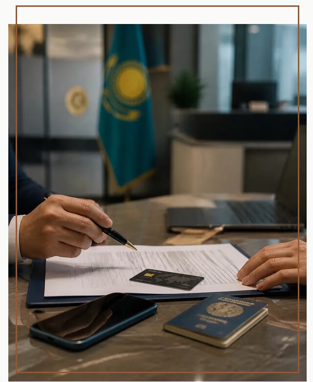 Открытие счета и банковской карты в Казахстане в Ярцеве